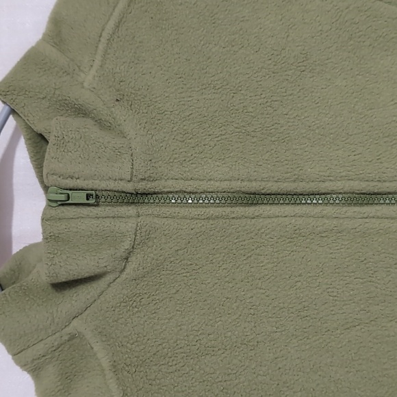 Jantzen Classics Spring Green Fleece Full Zip Vest Size Large - Picture 3 of 6